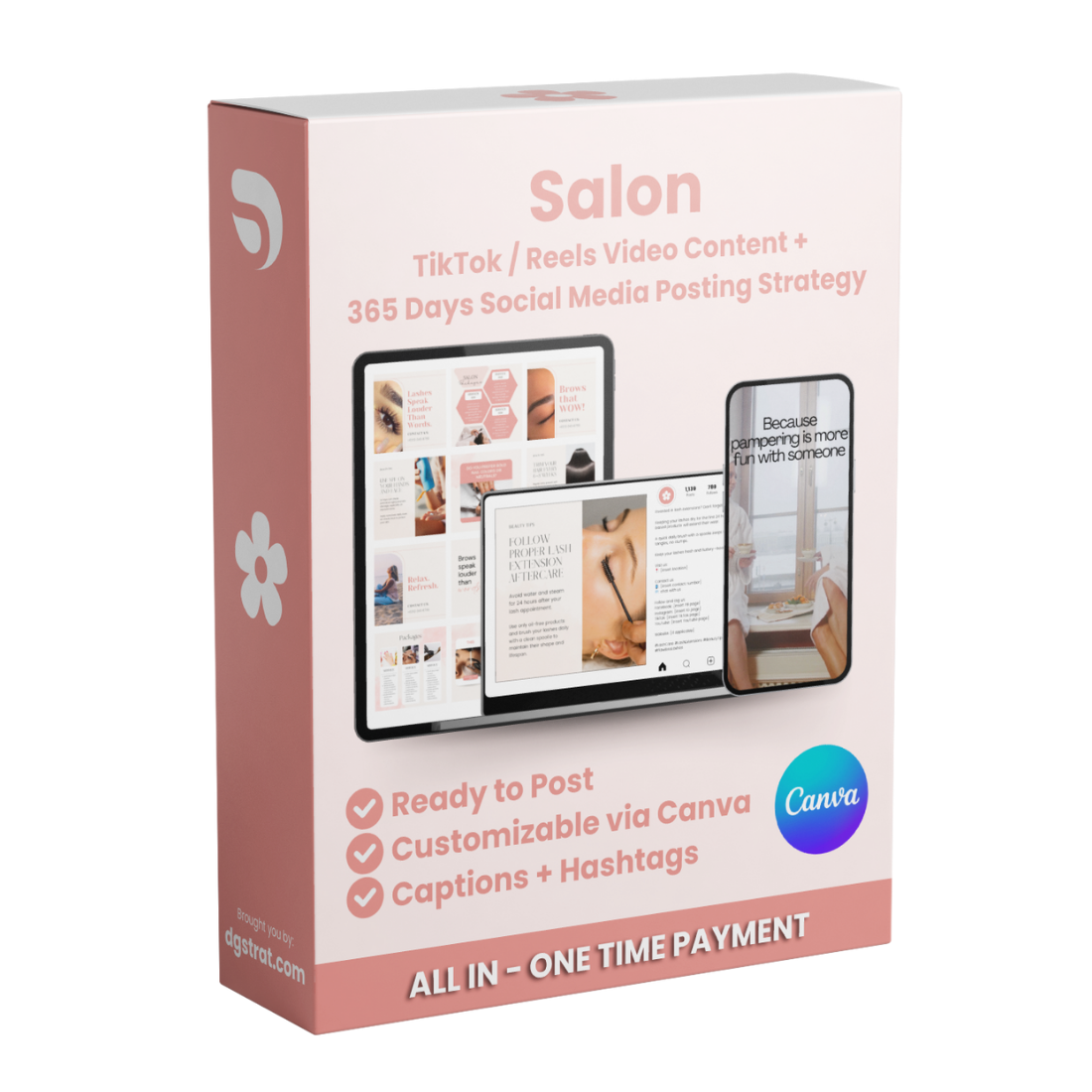 Salon - Ready to Post and Customize Social Media Images and Videos