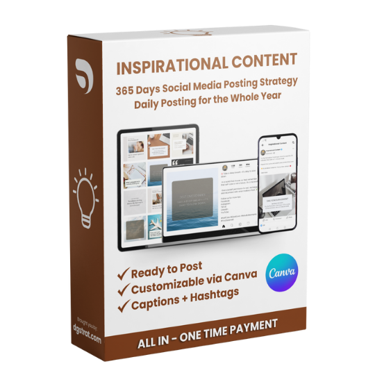 Inspirational Content - 365 Days Social Media Content Strategy