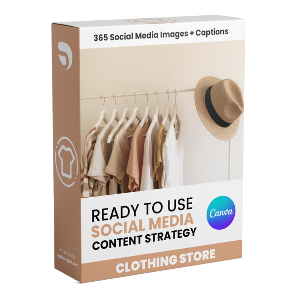 Clothing Store - 365 Days Social Media Content Strategy