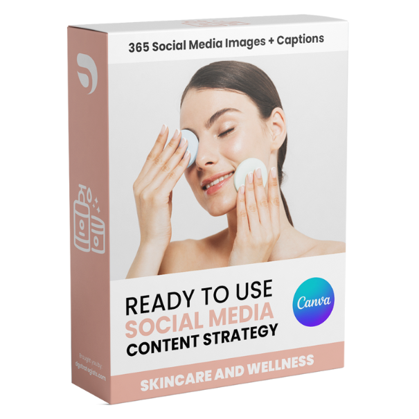 Skincare & Wellness - 365 Days Social Media Content Strategy