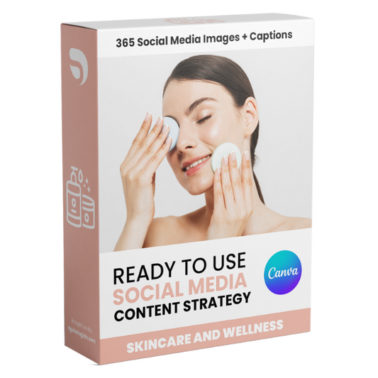 Skincare & Wellness - 365 Days Social Media Content Strategy