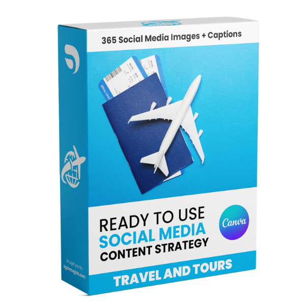 Travel - 365 Days Social Media Posting Content