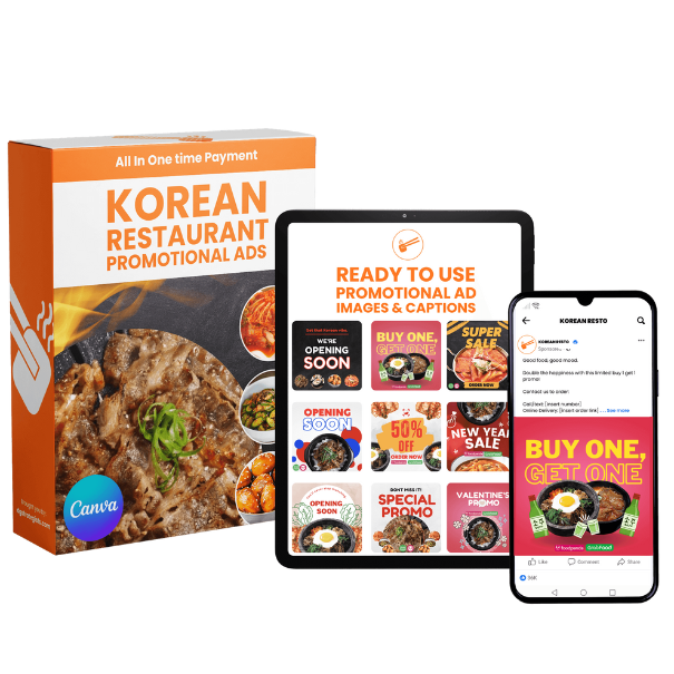 Korean Restaurant - Social Media Sponsored Ads / Promotional Content