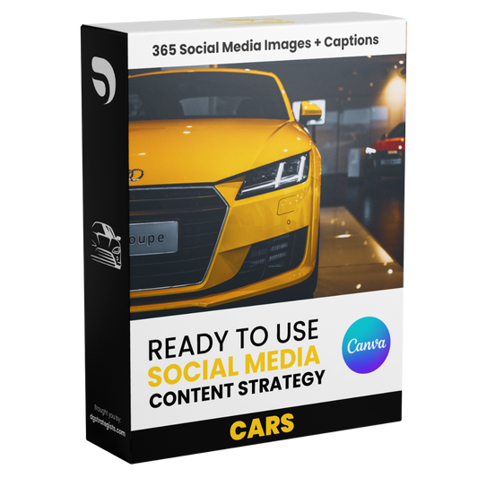 Car Shop - 365 Days Social Media Content Strategy