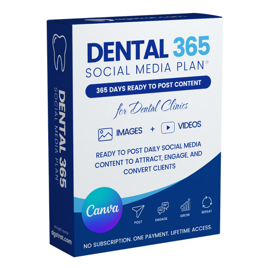 Dental Clinic v4.0 - 365 Days Ready To Post Social Media Content (Images and Videos)