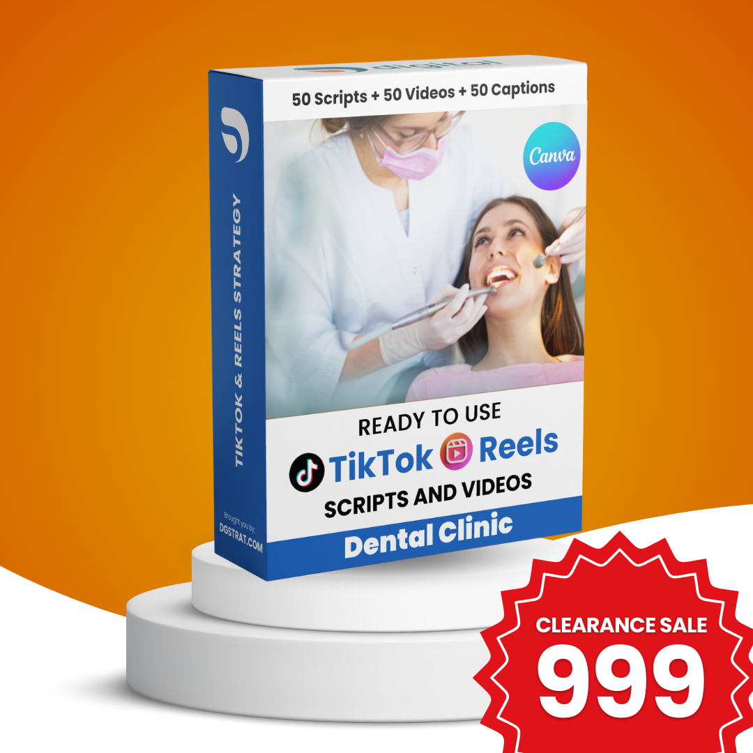 Dental Clinic - TikTok and Reels Video Content Posting