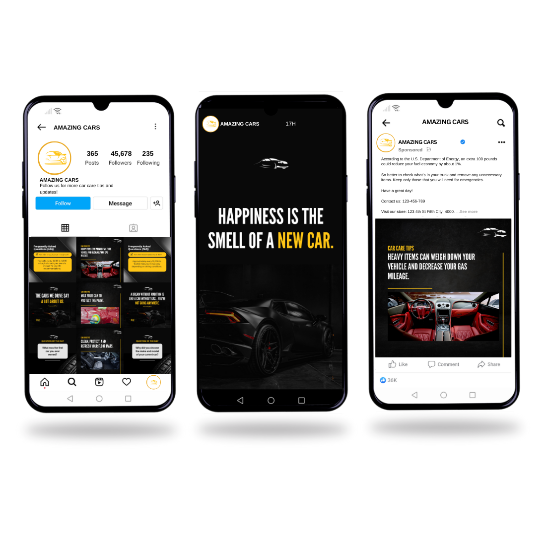 Automotive Facebook Posts Examples Social Media Posts and Templates for Cars and Automobiles – DG Strategists