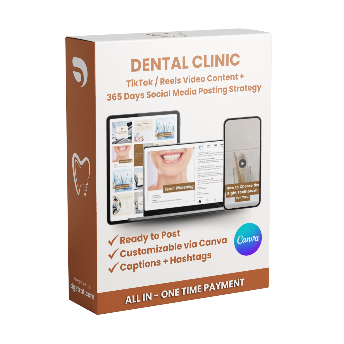 Dental v3 - Ready to Post and Customize Social Media Images and Videos