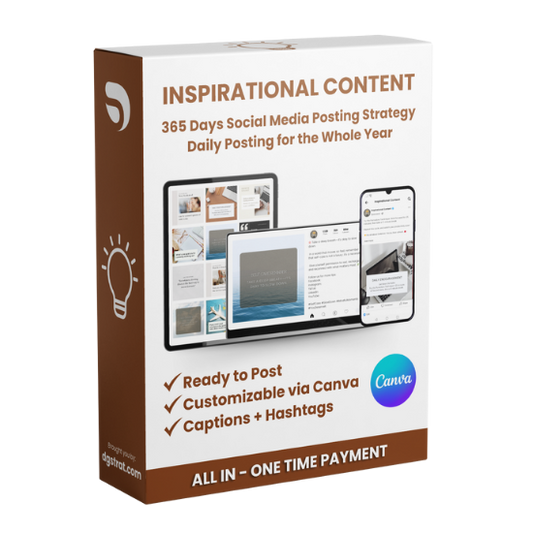 Inspirational Content - 365 Days Social Media Content Strategy