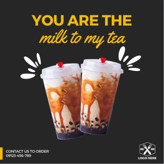 Milk Tea Message Social Media Posts and Templates for Milk Tea Shops โ DG Strategists
