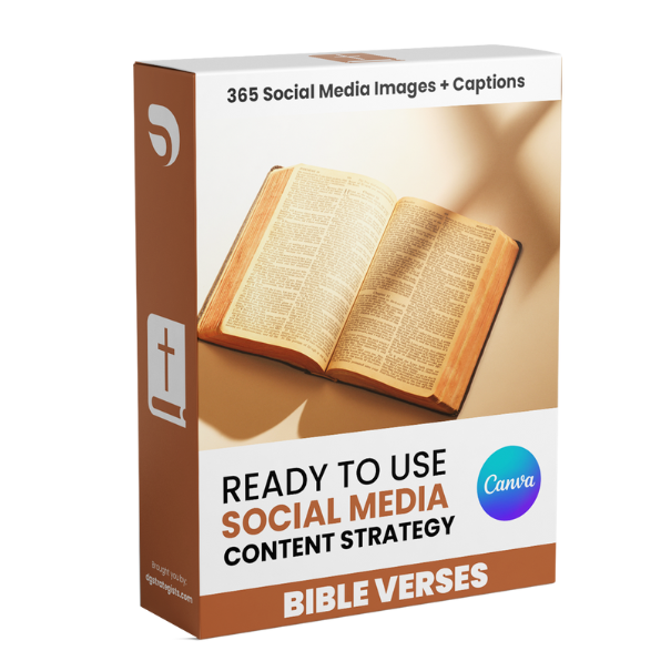 Bible Verse - 365 Days Social Media Content Strategy
