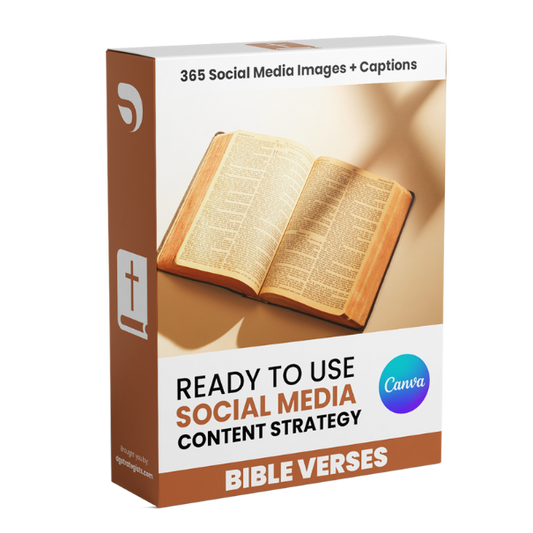 Bible Verse - 365 Days Social Media Content Strategy