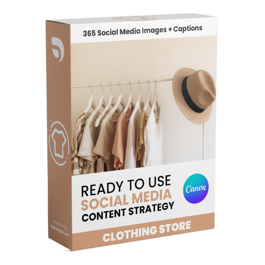 Clothing Store - 365 Days Social Media Content Strategy