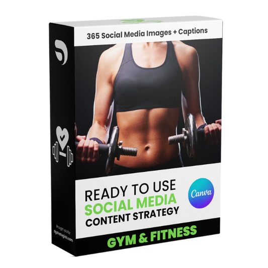 Gym & Fitness - 365 Days Social Media Content Strategy
