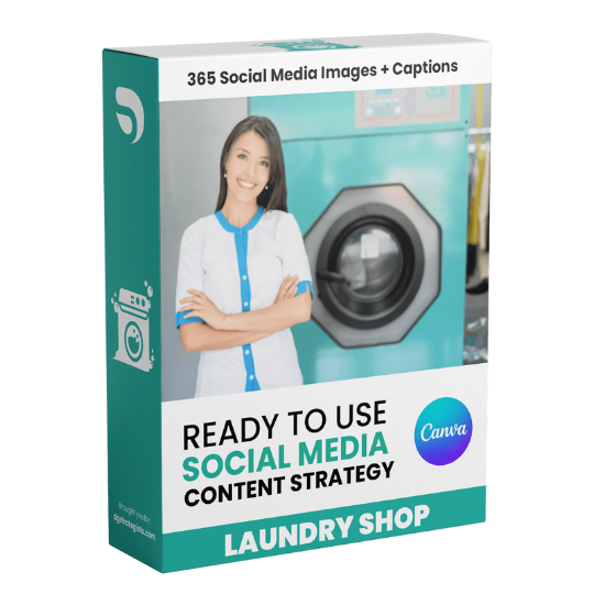Laundry Shop - 365 Days Social Media Content Strategy