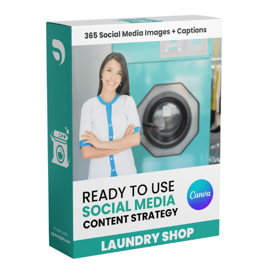 Laundry Shop - 365 Days Social Media Content Strategy