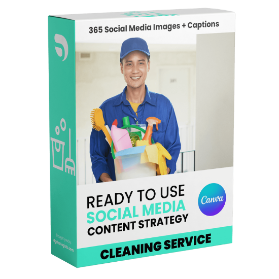 Cleaning - 365 Days Social Media Content Strategy